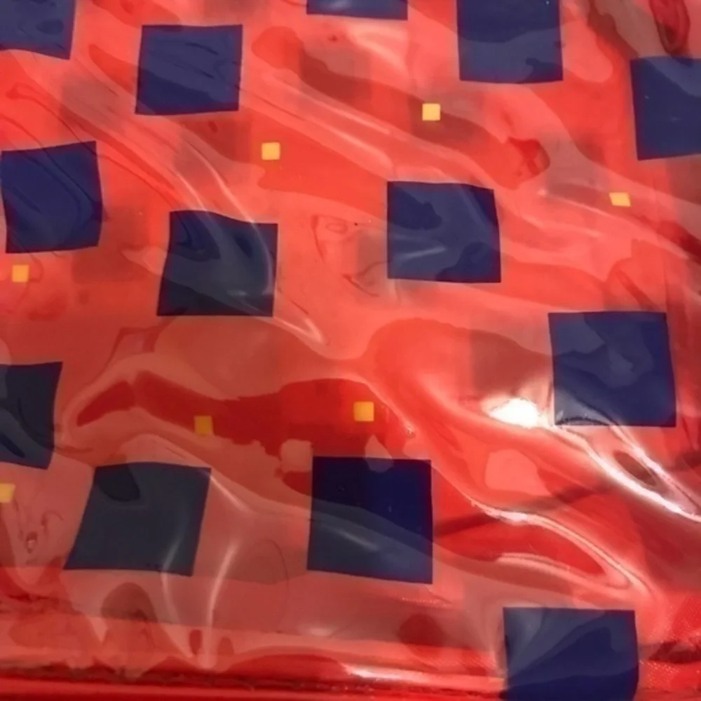 Liz Claiborne red cosmetic bag